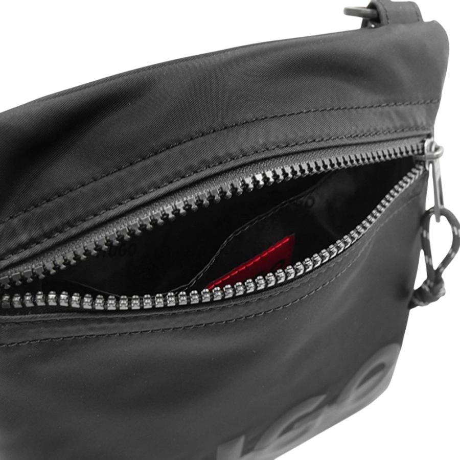 2025 秋冬新作！ HUGO・HUGO BOSS ヒューゴボス バッグ メンズ ショルダーバッグ 50547258 10260368 / Nosh Envelope ブラック HUGO BOSS（ヒューゴ・ボス） HUGO・HUGO BOSS メンズショルダーバッグ