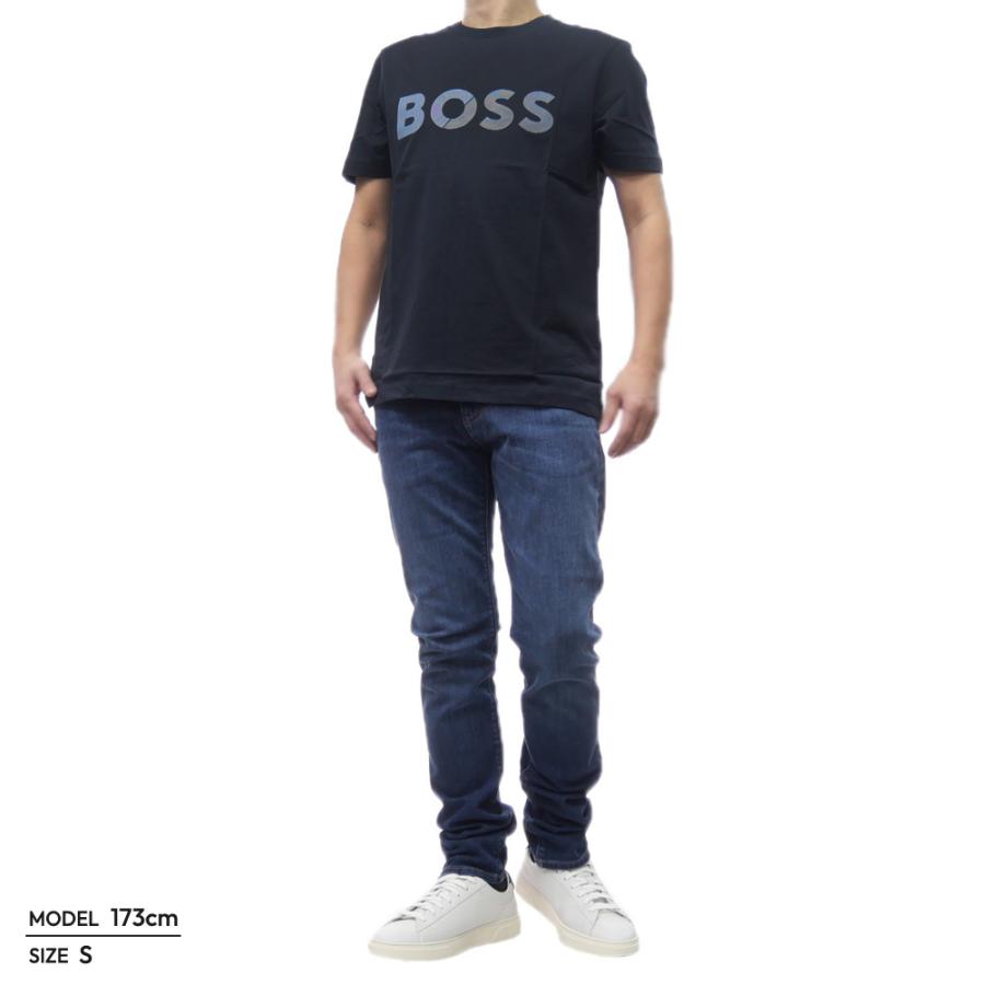 ヒューゴボス　Ｔシャツ　ネイビー ヒューゴボス Tシャツ ネイビー 美品】HUGO BOSS ヒューゴボス