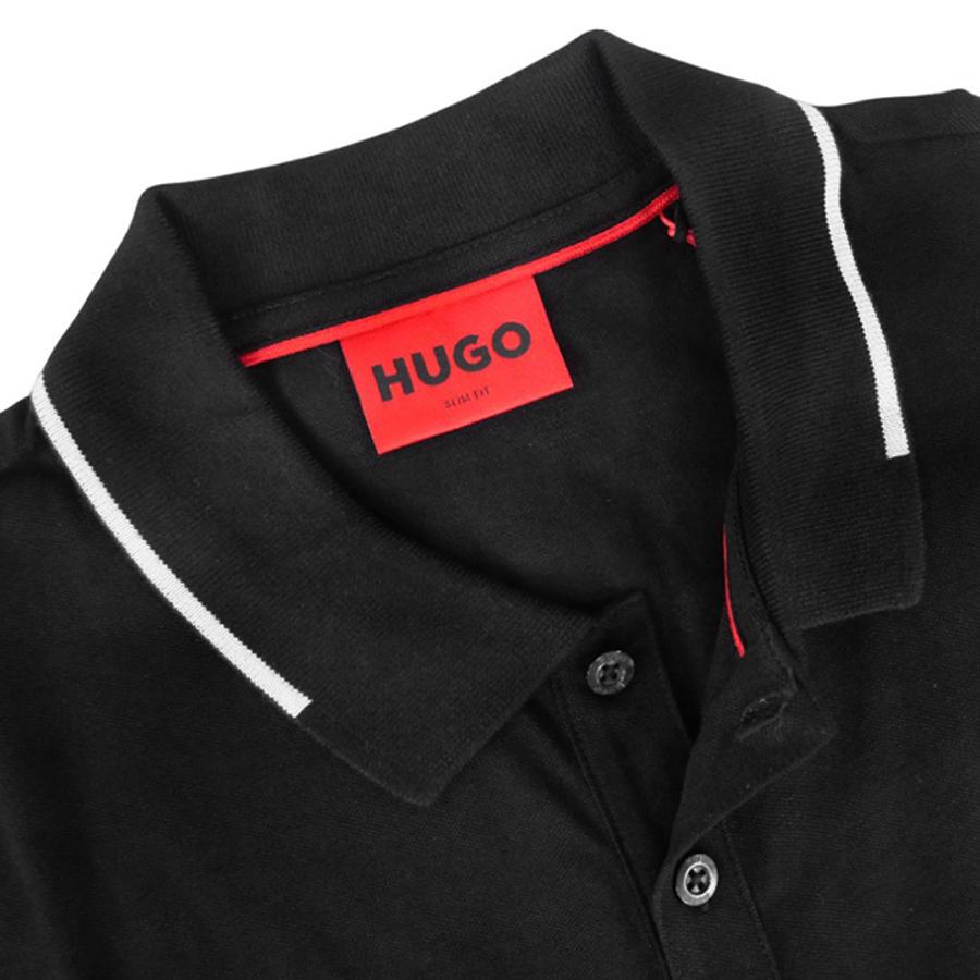 未使用級 BOSS ヒューゴボス 現行タグ ロゴ刺繍 ポロシャツ L HUGO BOSS（ヒューゴ・ボス） メンズ鹿の子ポロシャツ 50469102
