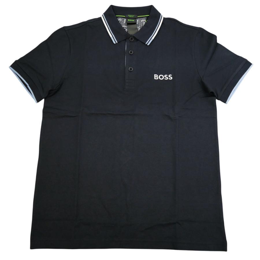 【定価¥26000】ヒューゴボスTailoredテイラードラインポロシャツ BOSS（HUGO BOSS） ポロシャツ ストライプカラー スリムフィット