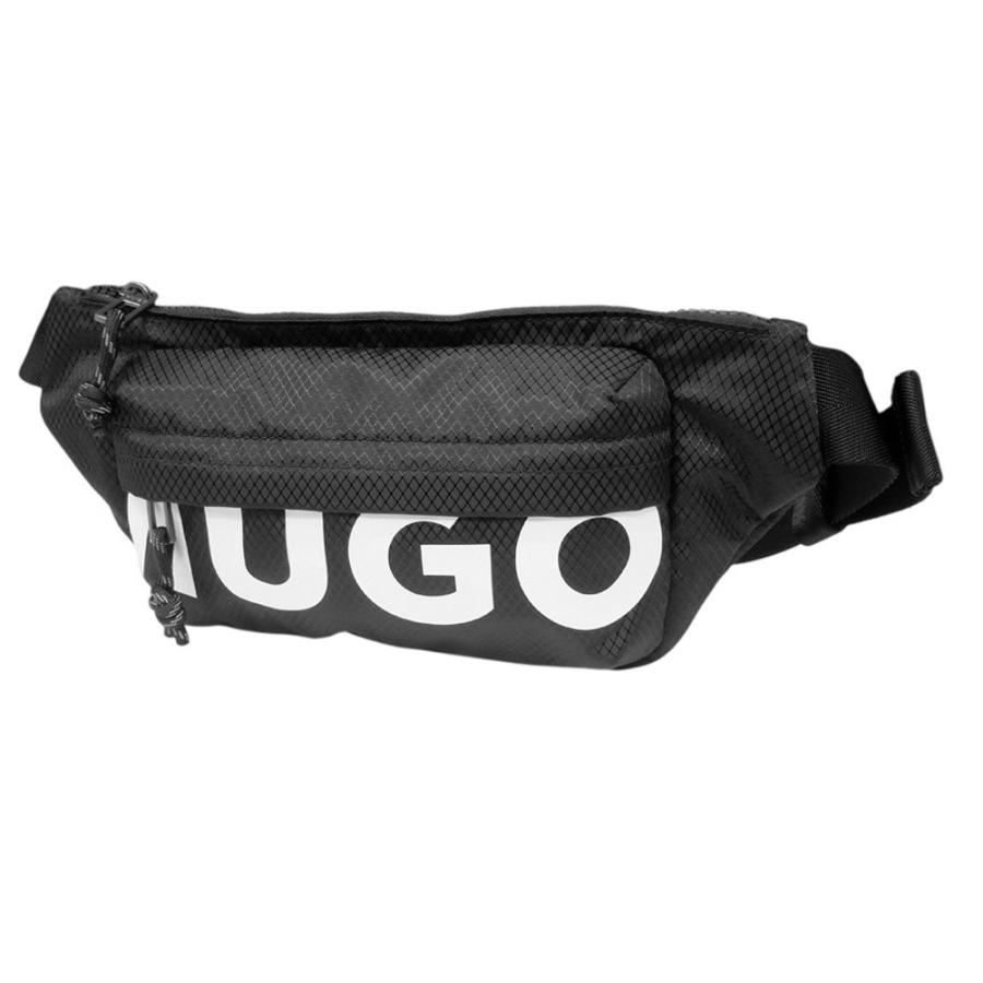 最終値下げ 新品未使用 - HUGO BOSS ボディバッグ 新作】HUGO BOSS ロゴディテール トップハンドル ベルトバッグ ボディ