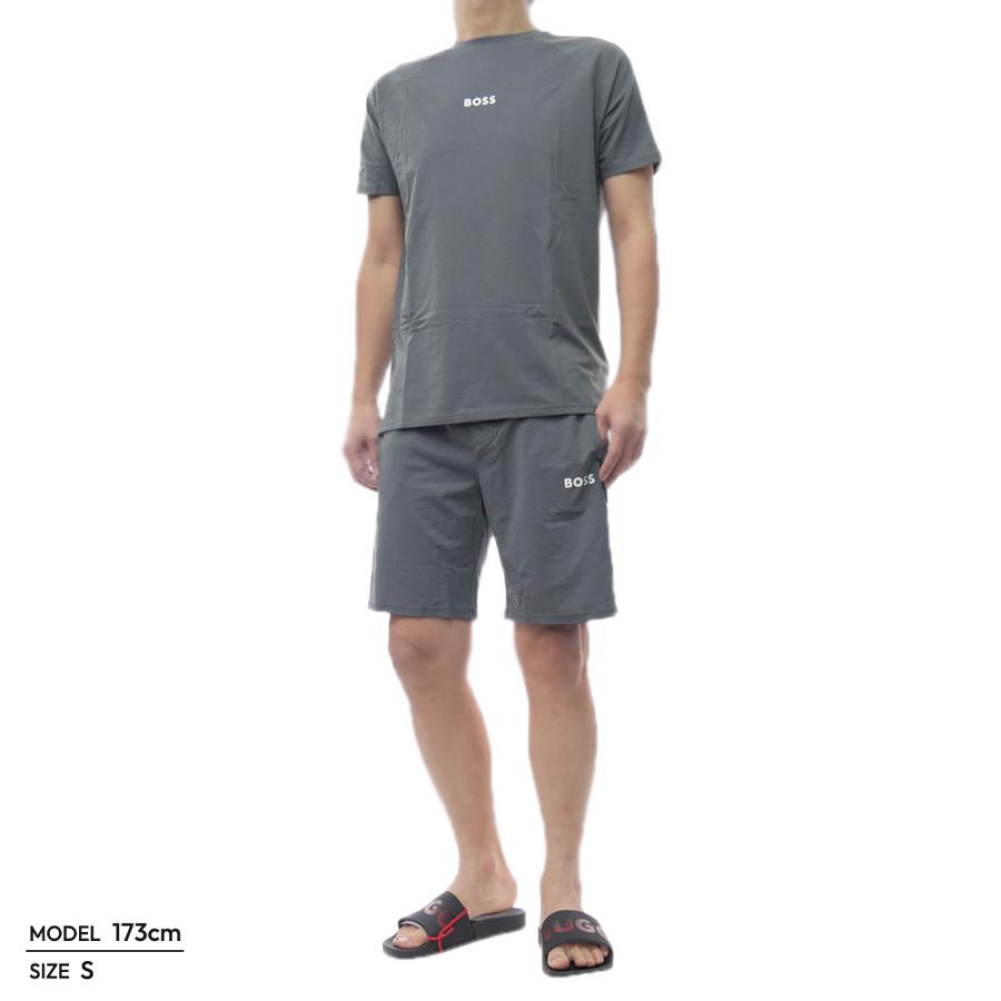 HUGO BOSS ヒューゴボス メンズセットアップ 50557587 10161407 / Balance Short Set グレー 2026春夏新作