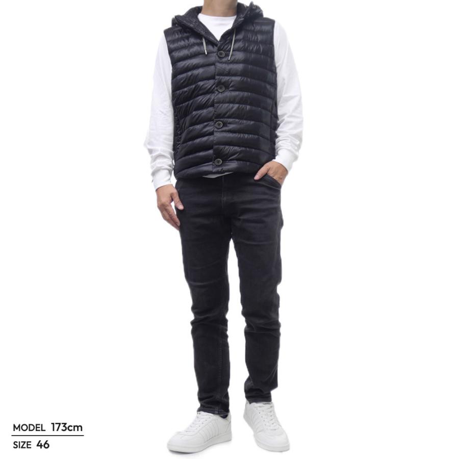 HERNO（ヘルノ） メンズダウンベスト PI00095UR 12017Z ブラック : TRE