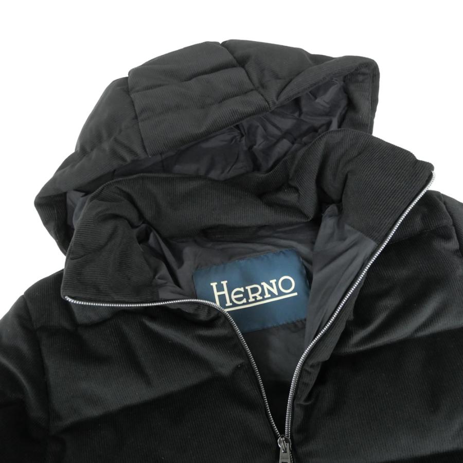 HERNO（ヘルノ） メンズダウンブルゾン PI001199U 12651 ブラック