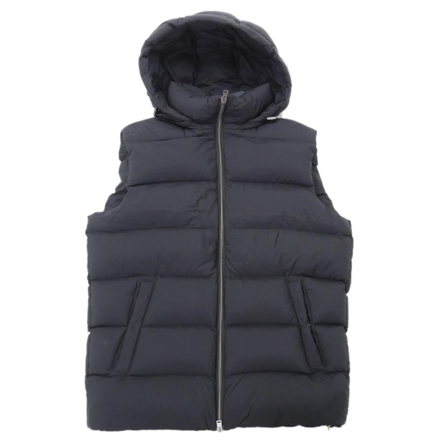 HERNO（ヘルノ） メンズダウンベスト PI001186U 12546Z ブラック : TRE