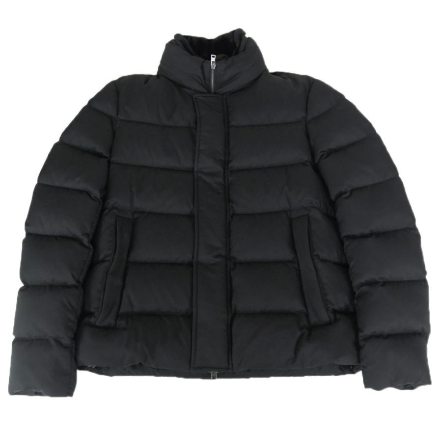 未使用 HERNO ヘルノ ブルゾン 42 ブラック 黒 HERNO（ヘルノ） パーカー ブルゾン ニット フルジップ ダブルジップ