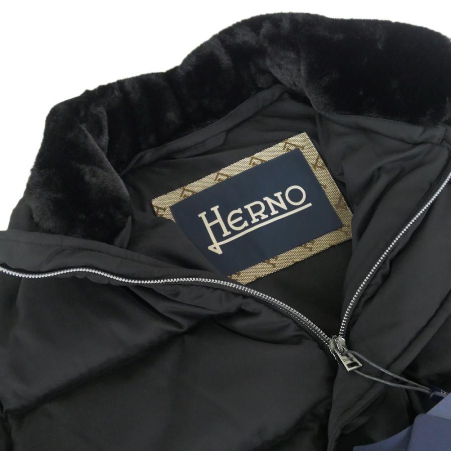 HERNO（ヘルノ） メンズダウンブルゾン PI001019U 12414Z ブラック