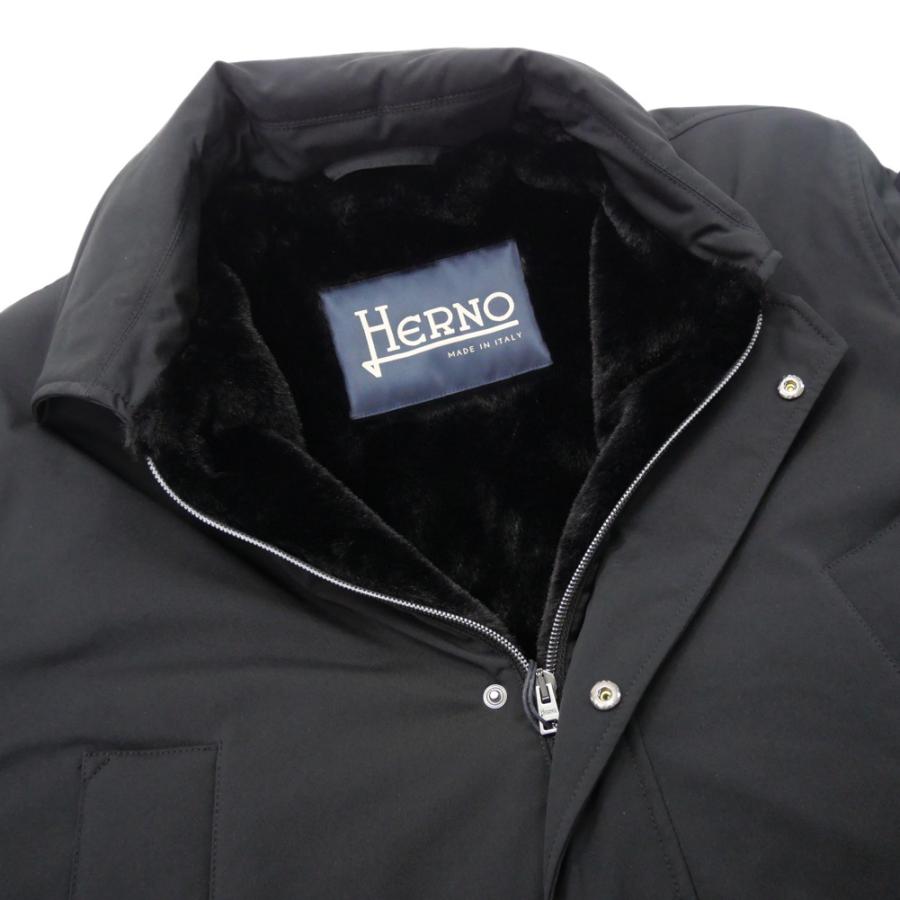 HERNO ヘルノ メンズ中綿コート GI00056IU 12343Z ブラックの画像