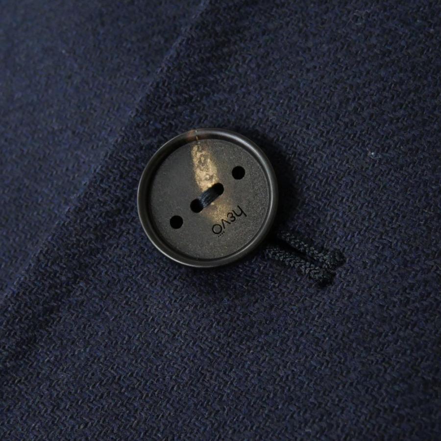 HEVO（イーヴォ） メンズコート 1725 /CASSANO ネイビー : TRE STYLE