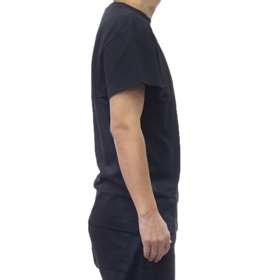 JIL SANDER ジルサンダー メンズ3パックTシャツ J47GC0001 J45048 ブラック 2026春夏新作の画像