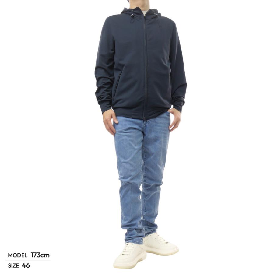 KIRED キーレッド メンズジップアップパーカー WOTO 83310 ネイビー 2026春夏新作の画像