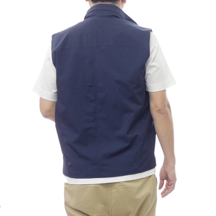 KIRED キーレッド メンズナイロンベスト WRUTHW　83015 ブルーネイビー 2026春夏新作の画像