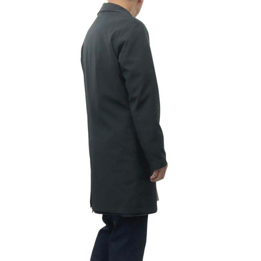KIRED キーレッド メンズ リバーシブル ステンカラーコート WKIMW83015 ダークネイビー×グレー 2026春夏新作の画像