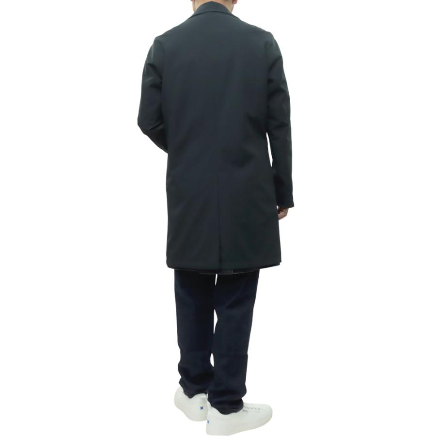 KIRED キーレッド メンズ リバーシブル ステンカラーコート WKIMW83015 ダークネイビー×グレー 2026春夏新作の画像