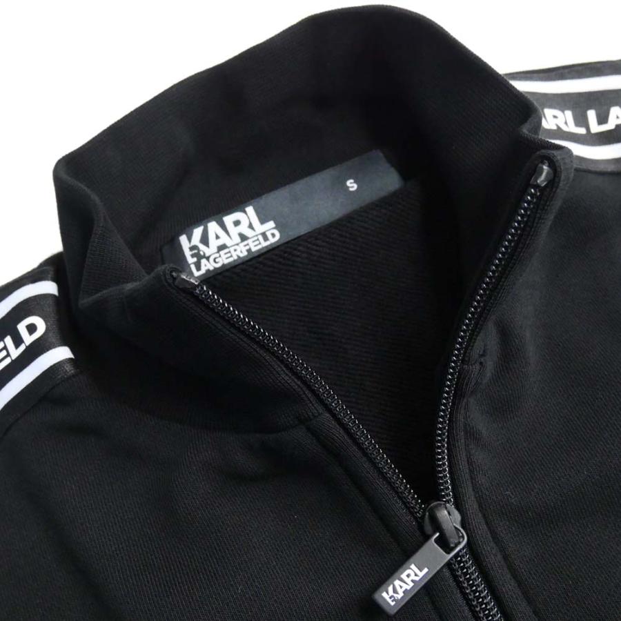 KARL LAGERFELD カール ラガーフェルド メンズジップアップスウェット 705021 534910 ブラック