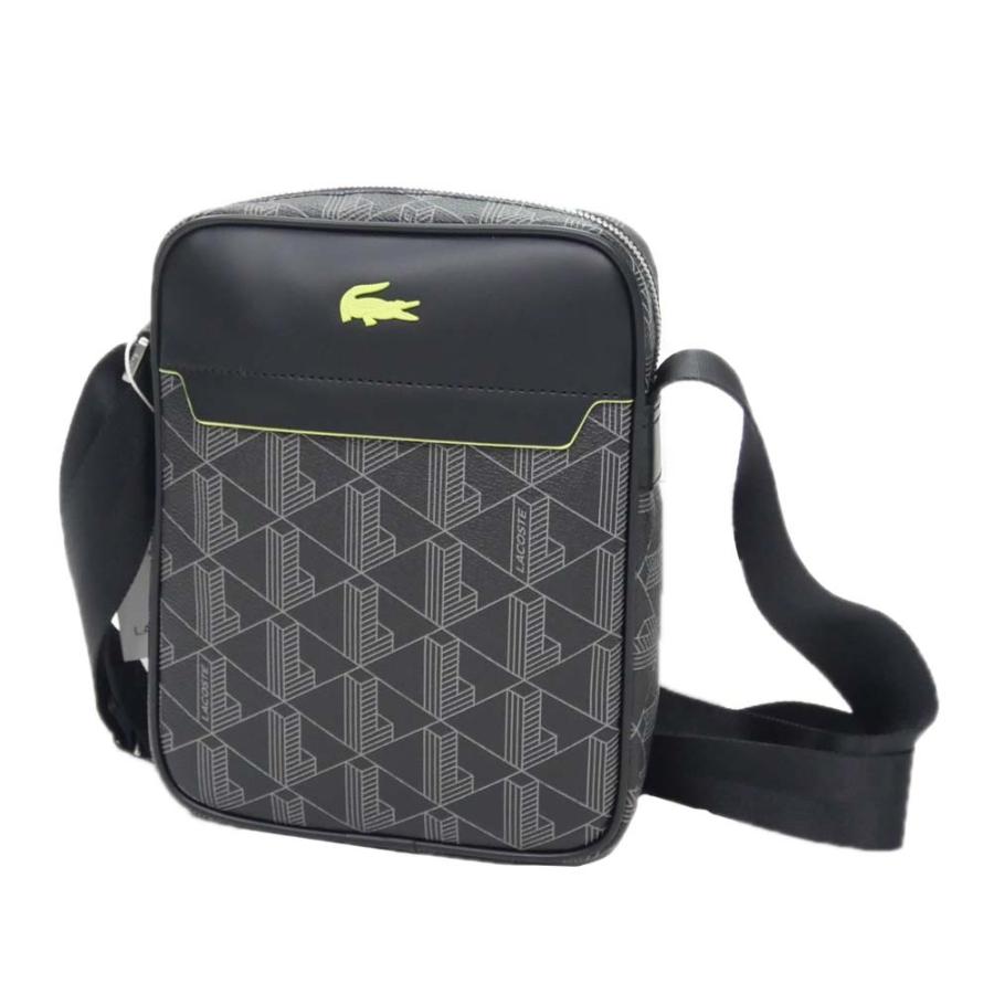 Lacoste ラコステ メンズショルダーバッグ Nh34lx ブラック Lc22ss362 Tre Style 通販 Yahoo ショッピング