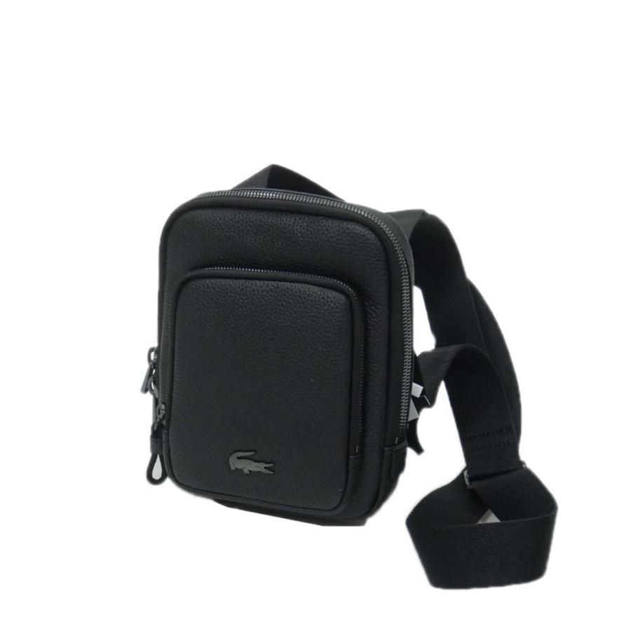 Lacoste ラコステ メンズショルダーバッグ Nh3276sq ブラック Lc22ss366 Tre Style 通販 Yahoo ショッピング