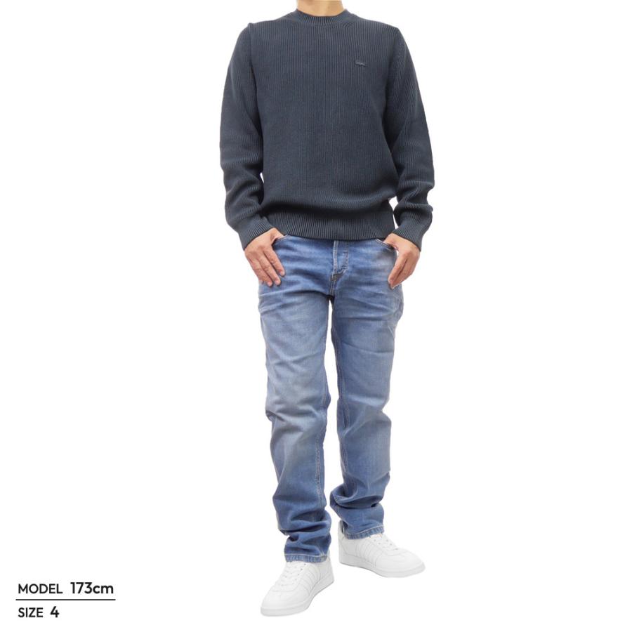 LACOSTE（ラコステ） メンズニットセーターAH3137 ネイビー : TRE