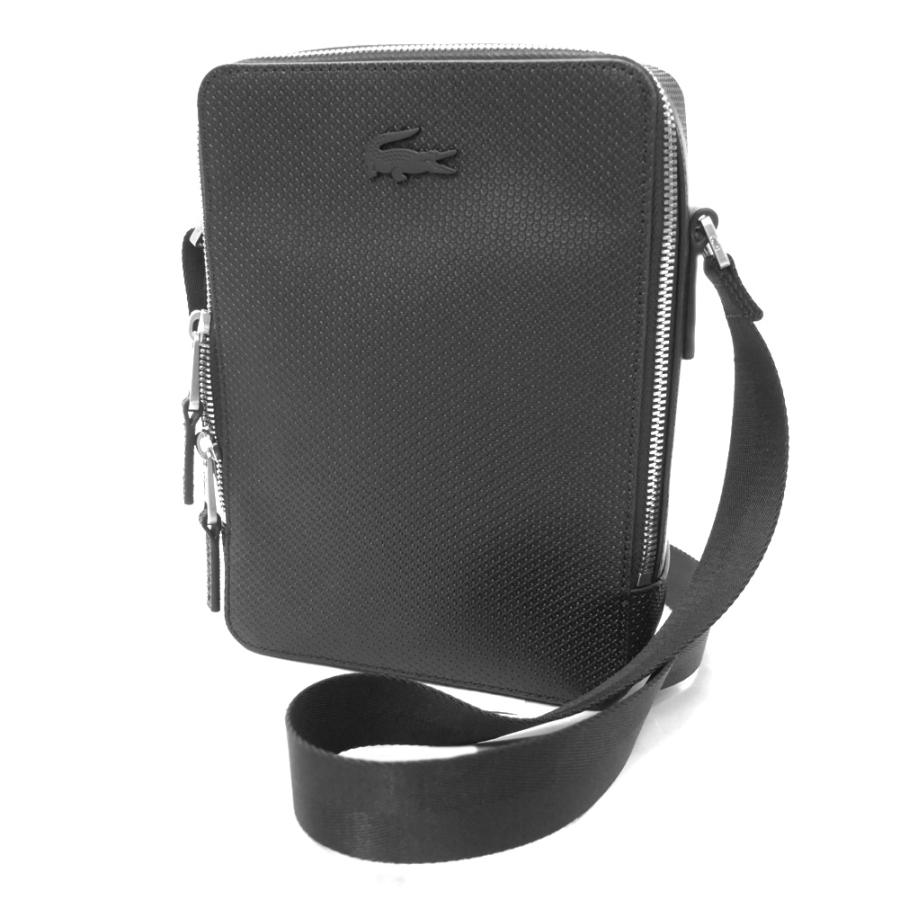 LACOSTE ラコステ メンズショルダーバッグ NH3271CE ブラック LACOSTE ラコステ メンズショルダーバッグ NH3271CE ブラック