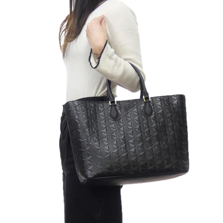 LACOSTE（ラコステ） レディーストートバッグ NF4715MH ブラック : TRE