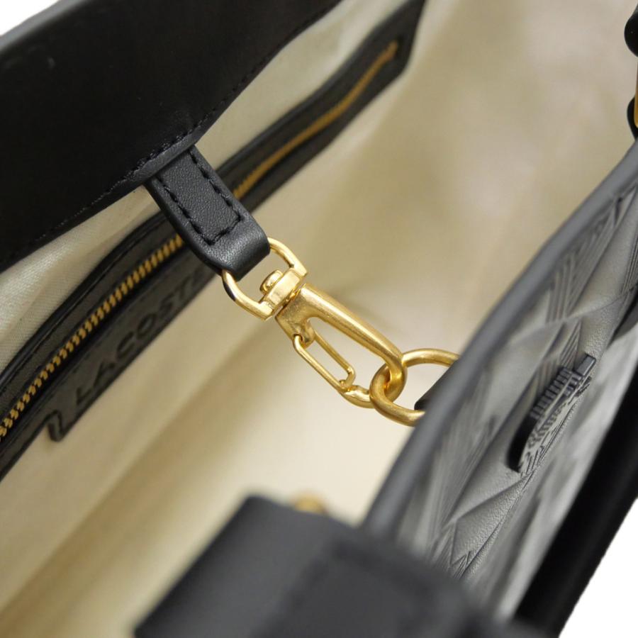 LACOSTE（ラコステ） レディーストートバッグ NF4715MH ブラック : TRE