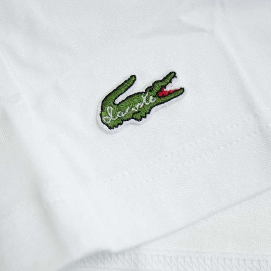 LACOSTE ラコステ メンズクルーネックTシャツ TH0134 ホワイト /2024春夏新作｜tre-style｜06