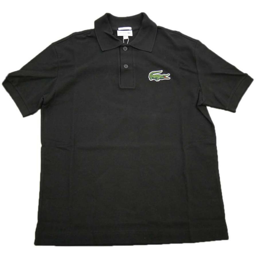 LACOSTE ラコステ 鹿の子ポロシャツ PH3922 ブラック : TRE