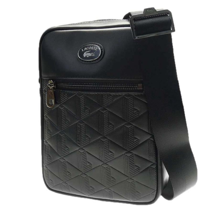 LACOSTE ラコステ メンズショルダーバッグ NH4486MR ブラック 