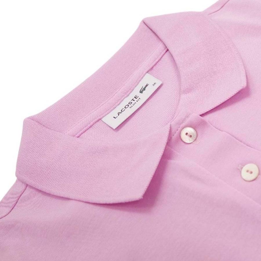 LACOSTE（ラコステ） レディースポロシャツ DF3443 ピンク : TRE STYLE
