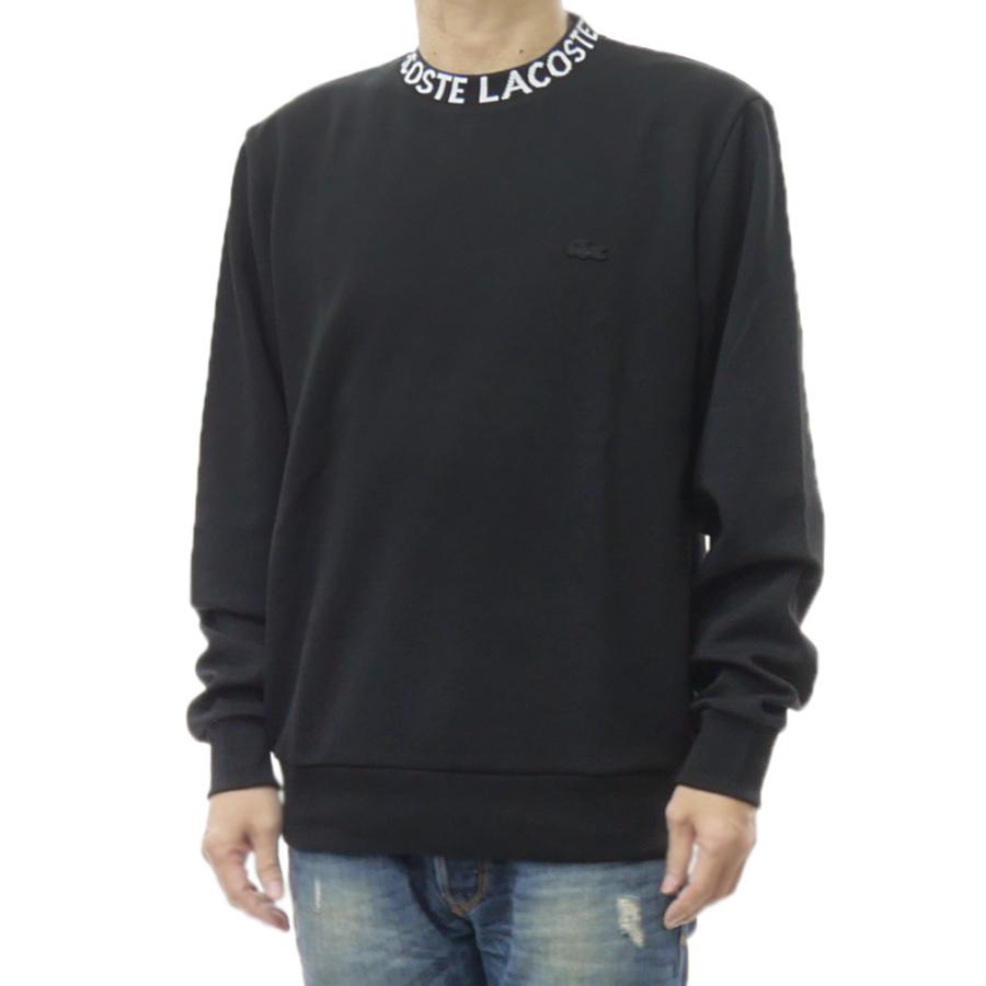LACOSTE（ラコステ） メンズトレーナー SH9542 ブラック : TRE STYLE 