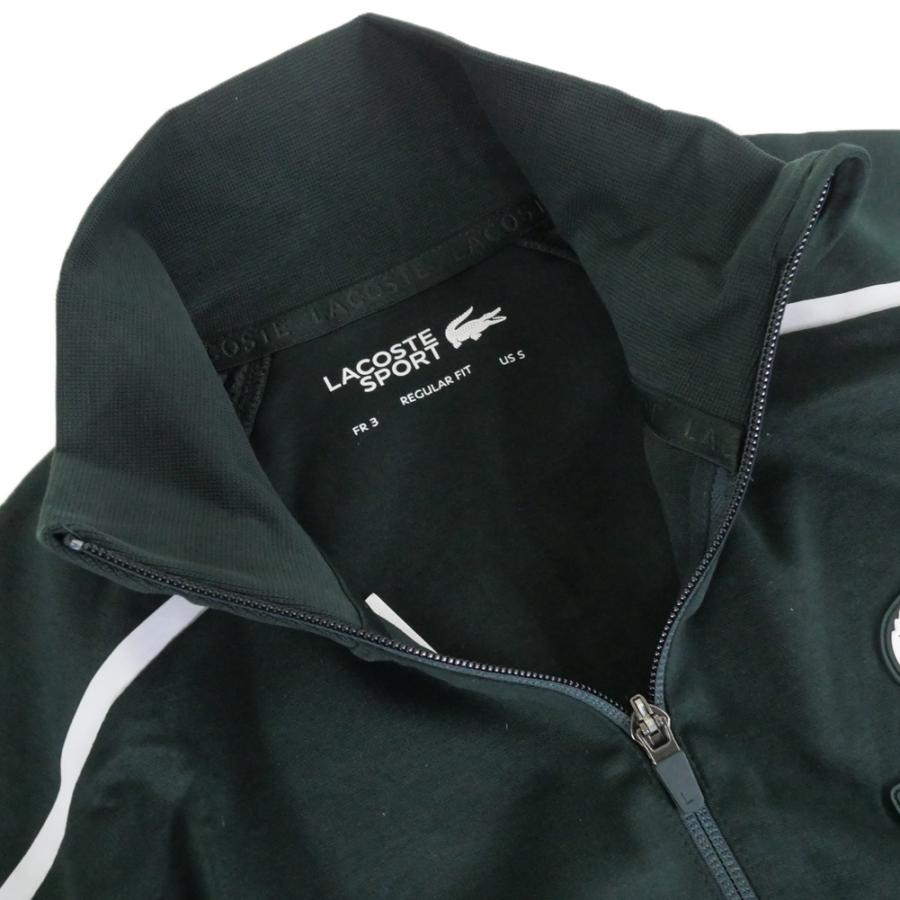 LACOSTE（ラコステ） メンズジップアップスウェット SH5719 グリーン