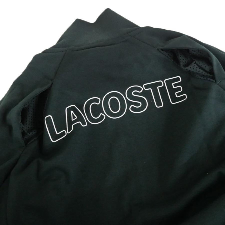 LACOSTE ラコステ メンズジップアップスウェット SH5719 グリーン 2025秋冬新作 LACOSTE（ラコステ） メンズジップアップスウェット SH5719 グリーン