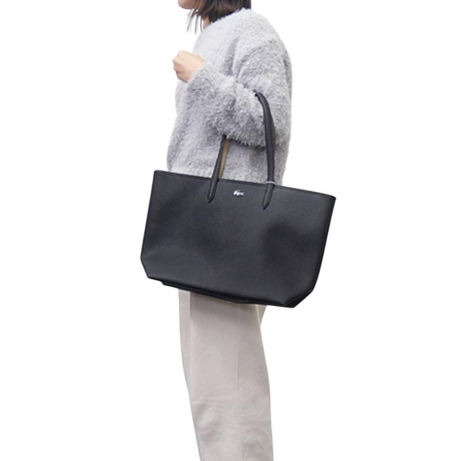 LACOSTE ラコステ バッグ レディース トートバッグ NF4823AA ブラック LACOSTE（ラコステ） レディーストートバッグ NF4823AA ブラック : TRE