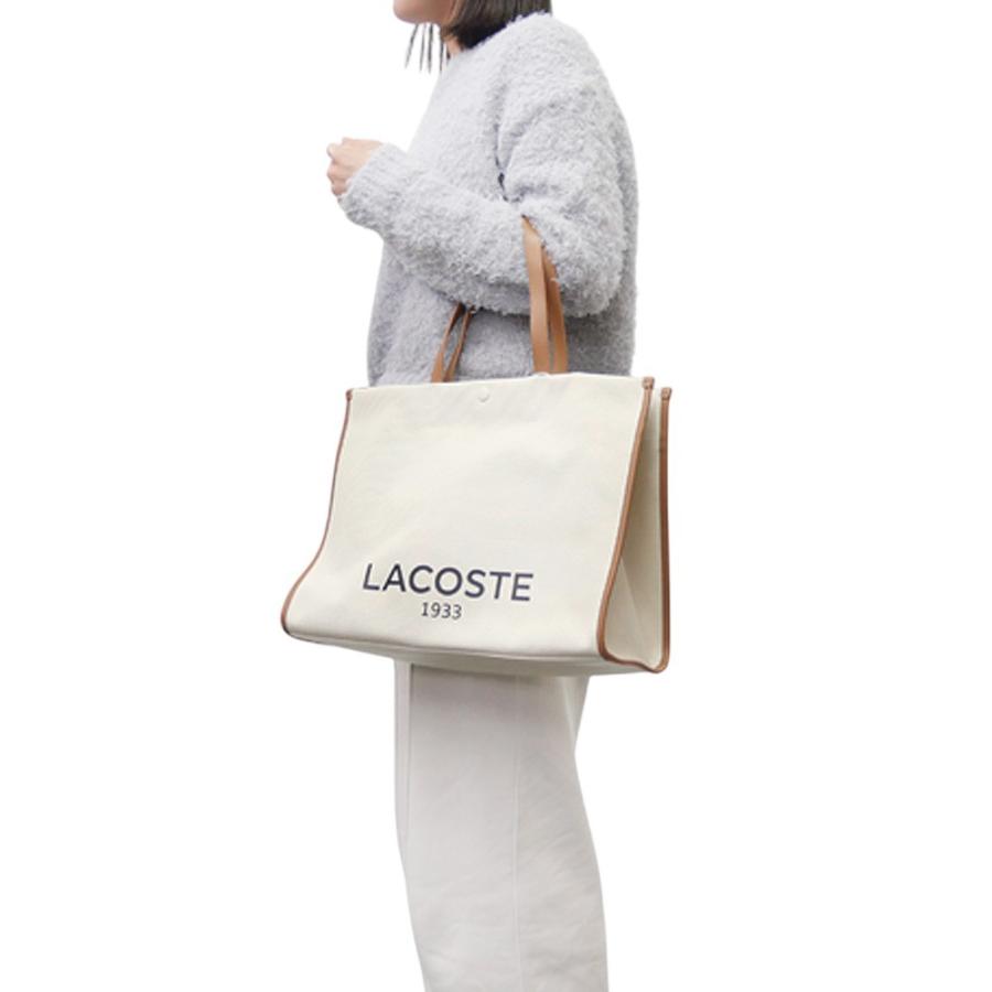 LACOSTE（ラコステ） レディーストートバッグ NU4342TD オフホワイト