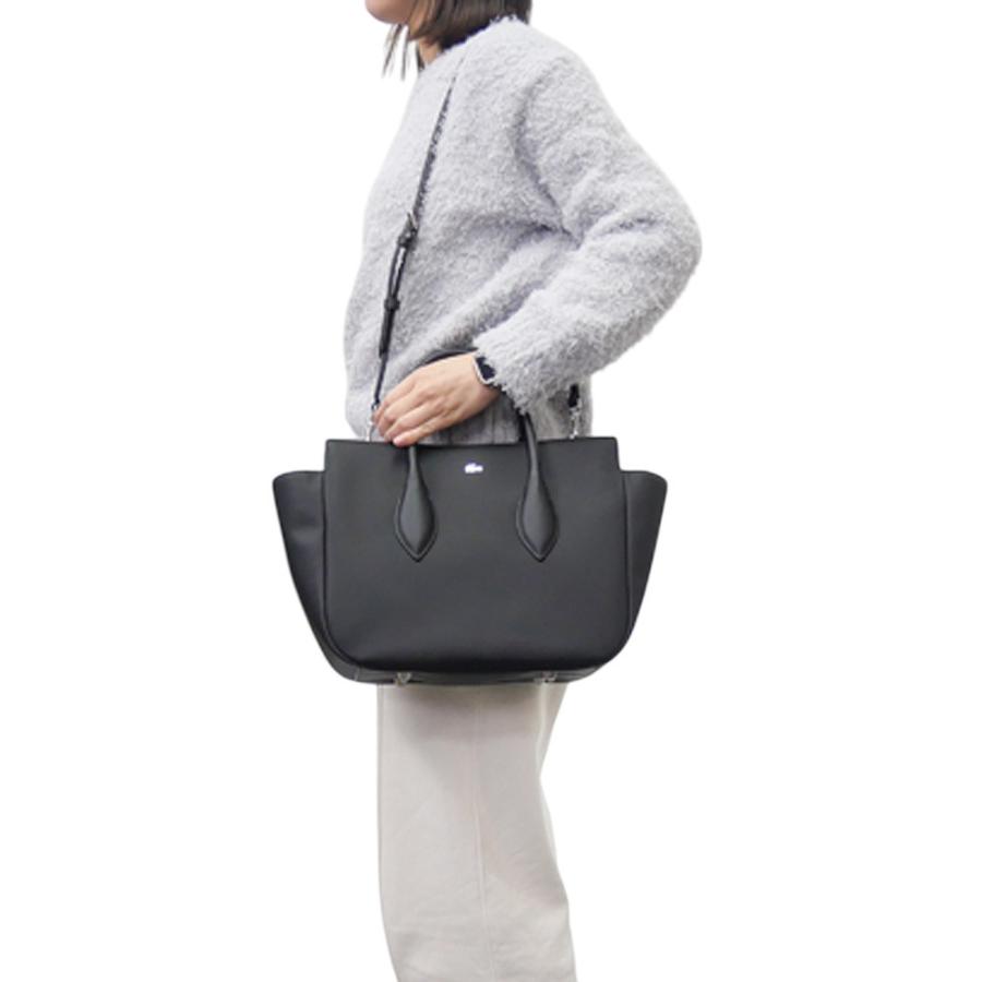 LACOSTE（ラコステ） レディースハンドバッグ NF4923DZ ブラック 爆買 