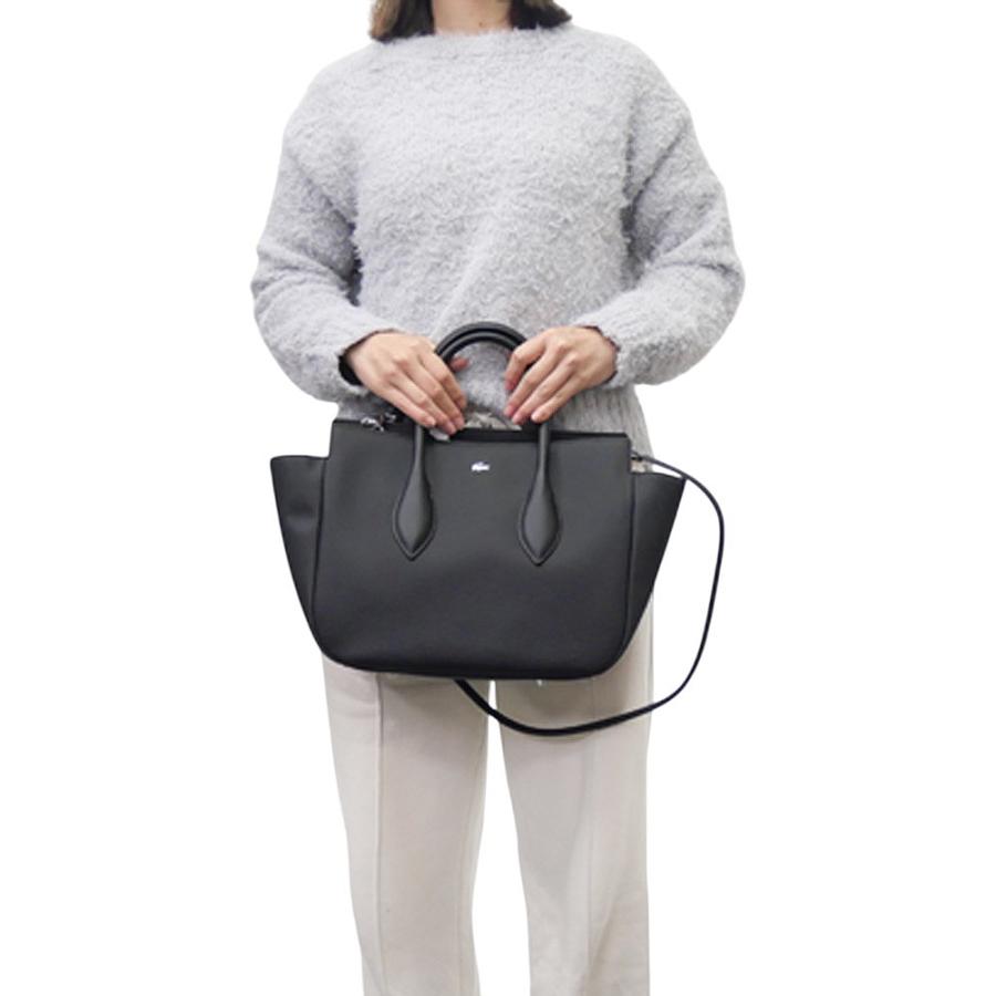 LACOSTE（ラコステ） レディースハンドバッグ NF4923DZ ブラック : TRE