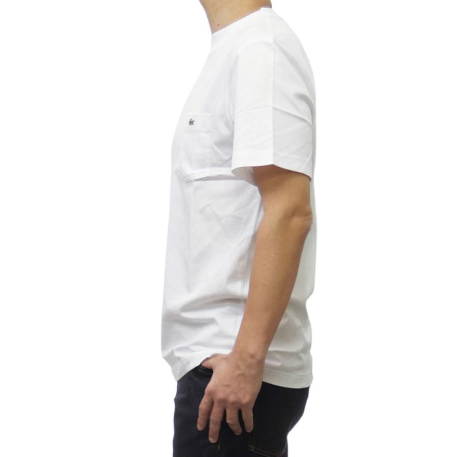 【LC25SS301】LACOSTE メンズクルーネックTシャツ TH2827 LACOSTE ラコステ メンズクルーネックTシャツ TH2827 ホワイト