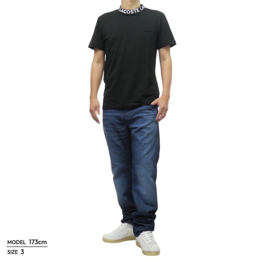 【LC25SS315】LACOSTE メンズクルーネックTシャツ TH9582 LACOSTE ラコステ メンズクルーネックTシャツ TH9582 ブラック