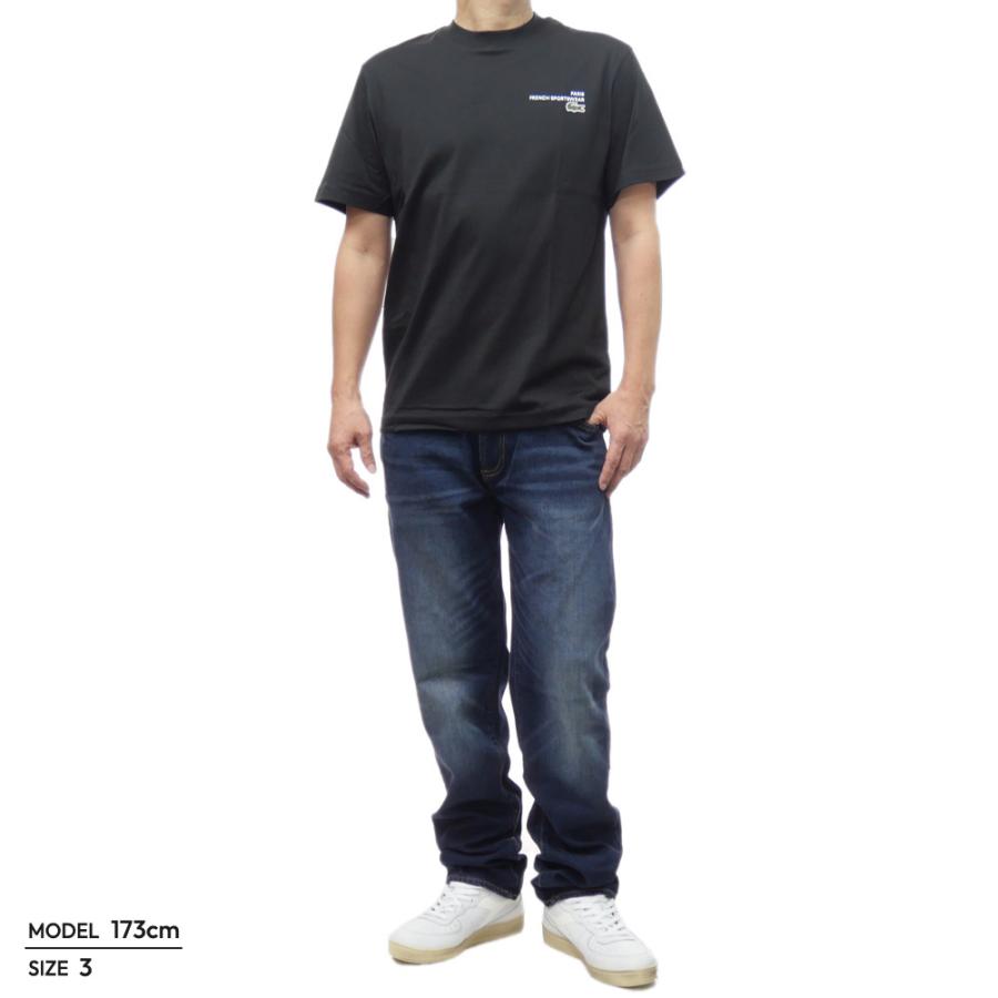 LACOSTE ラコステ メンズクルーネックTシャツ TH9880 ブラック