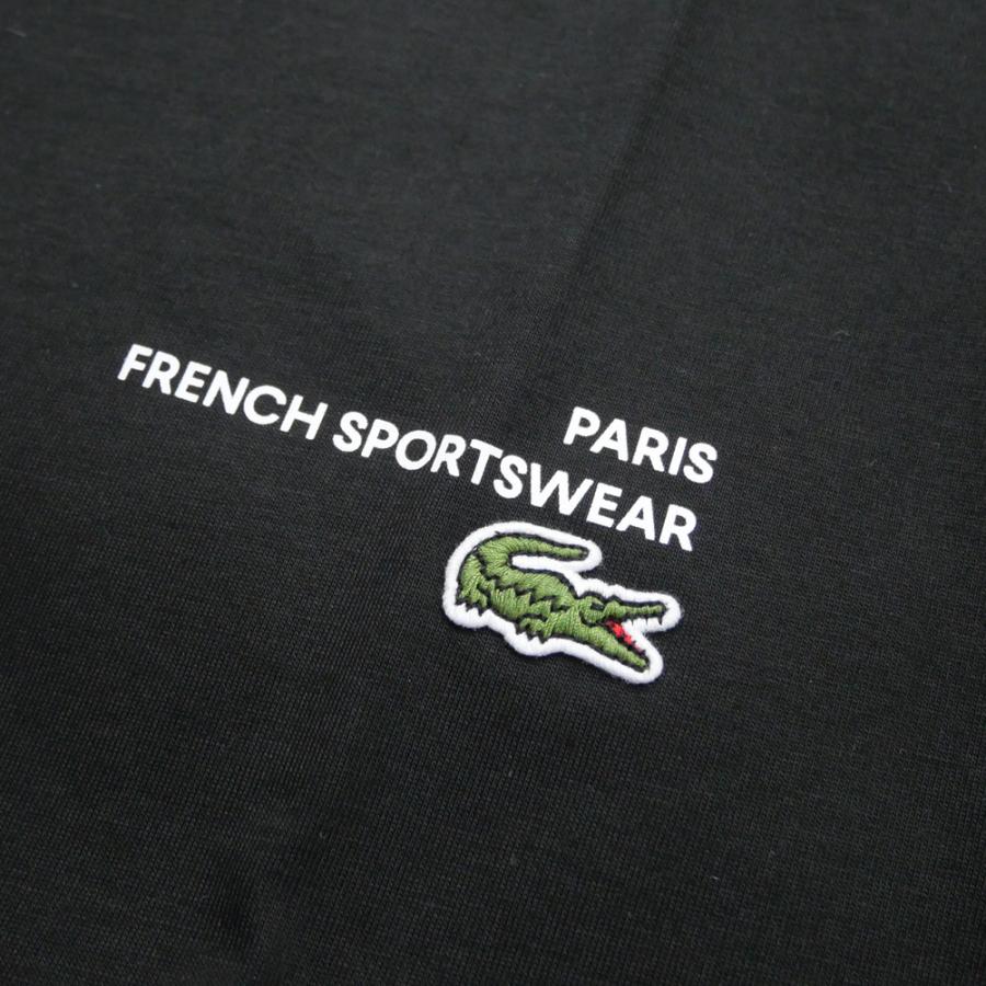 LACOSTE ラコステ メンズクルーネックTシャツ TH9880 ブラック