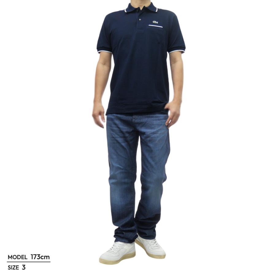 LACOSTE（ラコステ） メンズポロシャツ PH9838 ネイビー : TRE STYLE