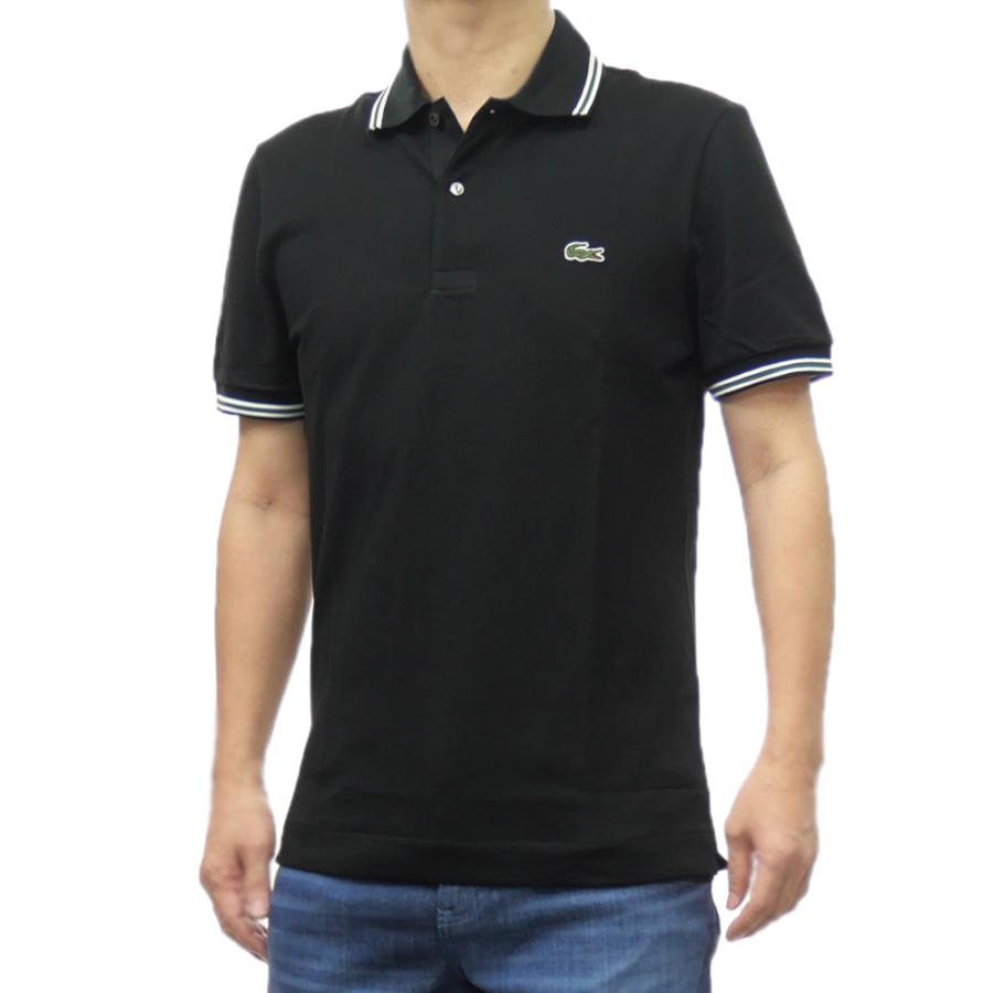 LACOSTE（ラコステ） メンズポロシャツ PH9875 ブラック : TRE STYLE