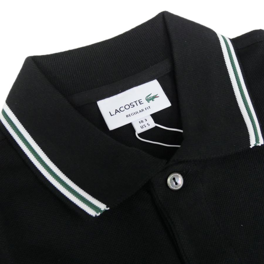 LACOSTE（ラコステ） メンズポロシャツ PH9875 ブラック : TRE STYLE