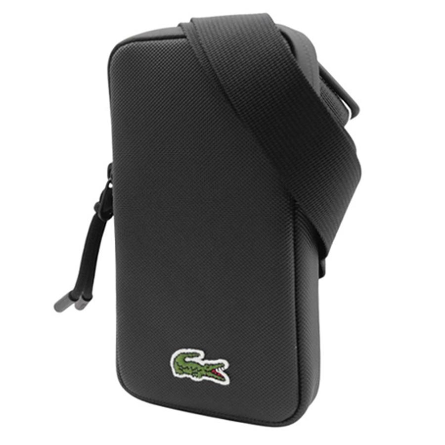LACOSTE ラコステ ショルダーバッグ ブラック ラコステ LACOSTE ローラレザーショルダーバッグ（ブラック