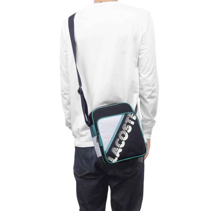 LACOSTE ラコステ メンズショルダーバッグ NH4853BW ダークネイビー 