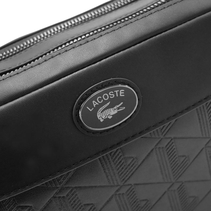 LACOSTE（ラコステ） メンズクラッチバッグ NH4398MR ブラック : TRE