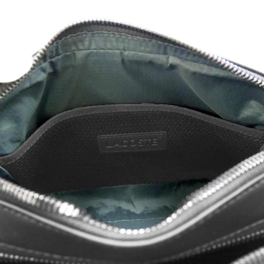 LACOSTE（ラコステ） メンズクラッチバッグ NH4398MR ブラック : TRE