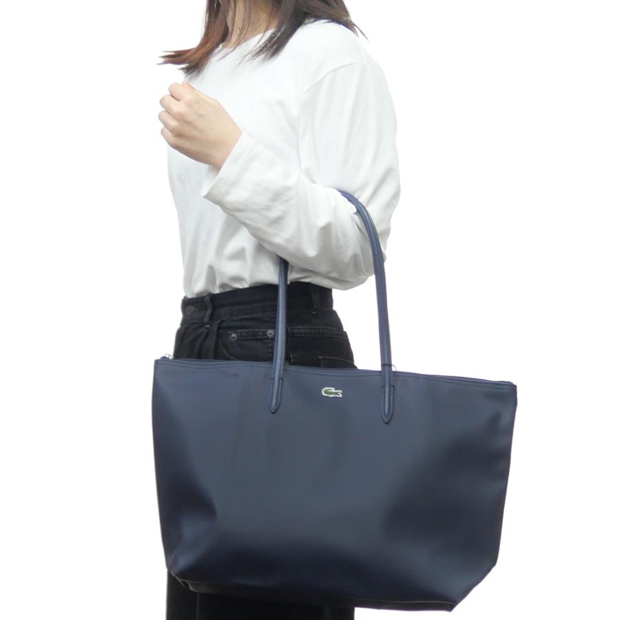 LACOSTE（ラコステ） レディーストートバッグ NF1888PO ネイビー : TRE