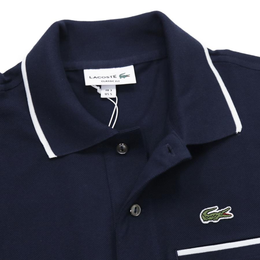 LACOSTE（ラコステ） メンズポロシャツ PH9838 ネイビー : TRE STYLE