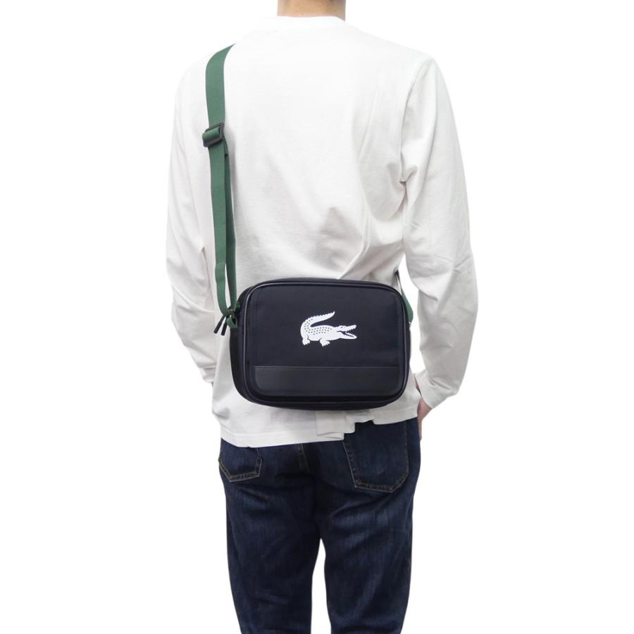 LACOSTE（ラコステ） メンズショルダーバッグ NH5357MW ダークネイビー